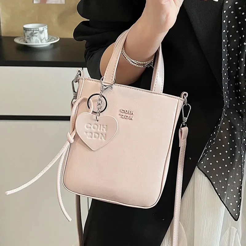 

RFID Blocking Crossbody Bag Waterproof Commuter Phone Purse 3 Card Slots Key Fob Holder for Women