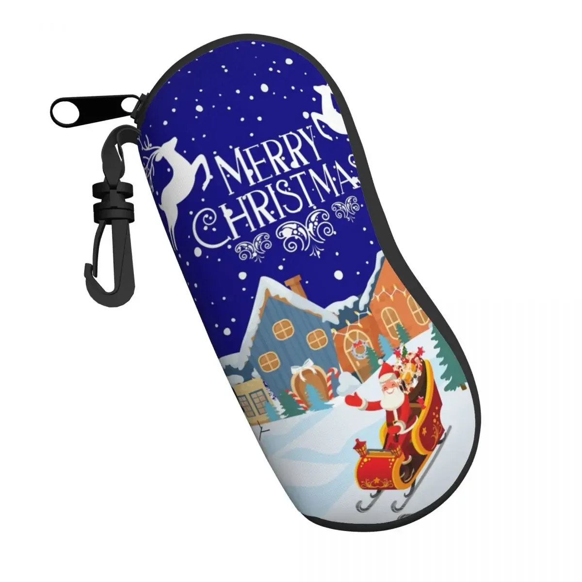 Custom Christmas Snowman Glasses Case Fashion New Year Gnome Shell Eyeglasses Case Sunglasses Box