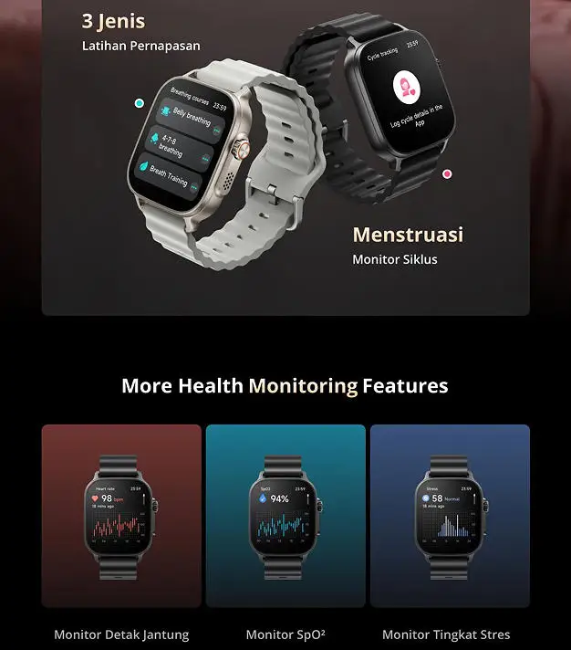 الإصدار العالمي من ساعة Realme 5 1.97 بوصة 600nits AMOLED 460mAh عمر بطارية 14 يومًا 300+ موضوعات تدعم نظام تحديد المواقع GNSS IP68 مقاوم للماء #5