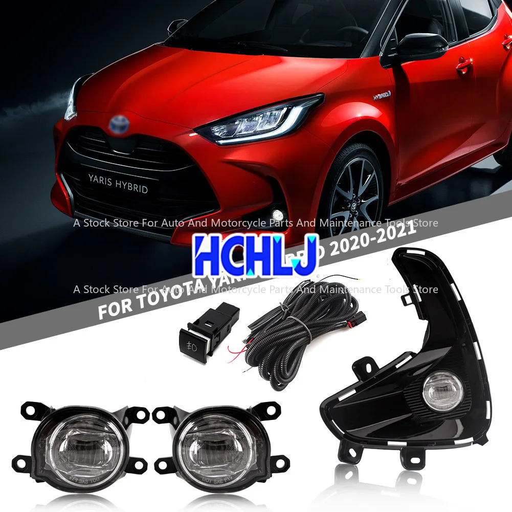 For' Toyota 20/21 new Yaris front LED fog light assembly, anti-fog light, daytime running light, headbar light