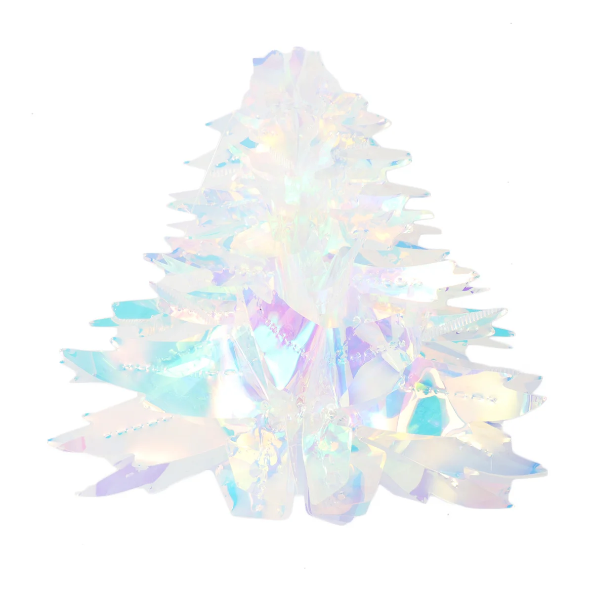 

Christmas Rainbow Pendant Colorful Xmas Tree Shape Hanging Decoration Party Shop Window Wedding 5 Inch Christmas Tree Ornament