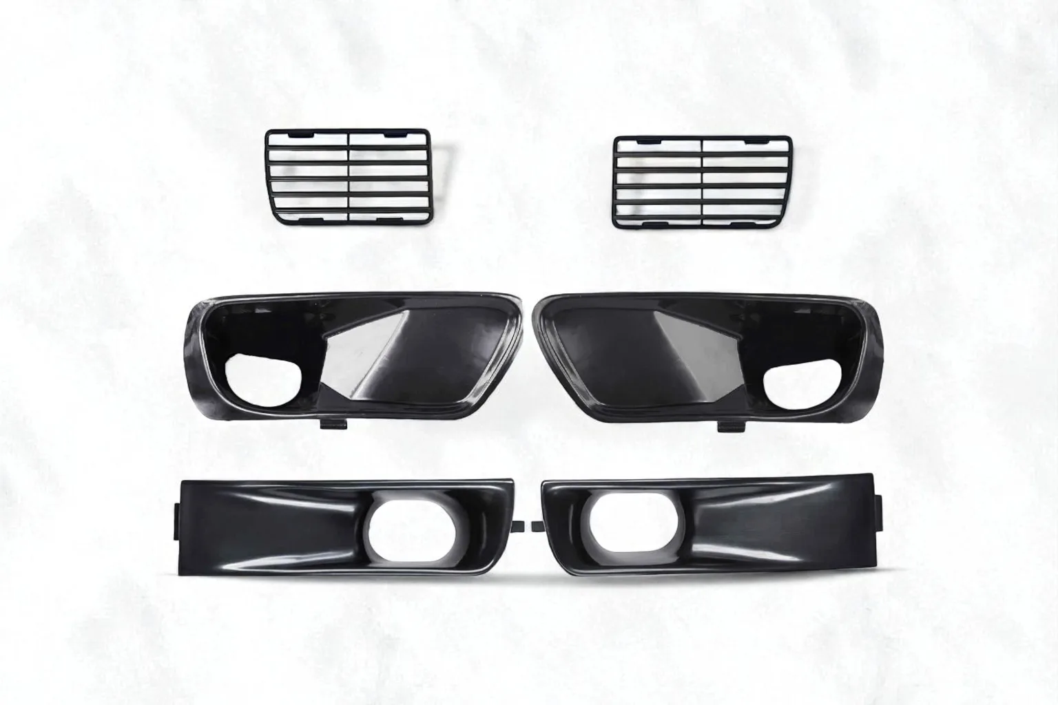 

Front bumper air intake vents with signal grille cover 6 pcs set for vw mk3 golf jetta us bumper