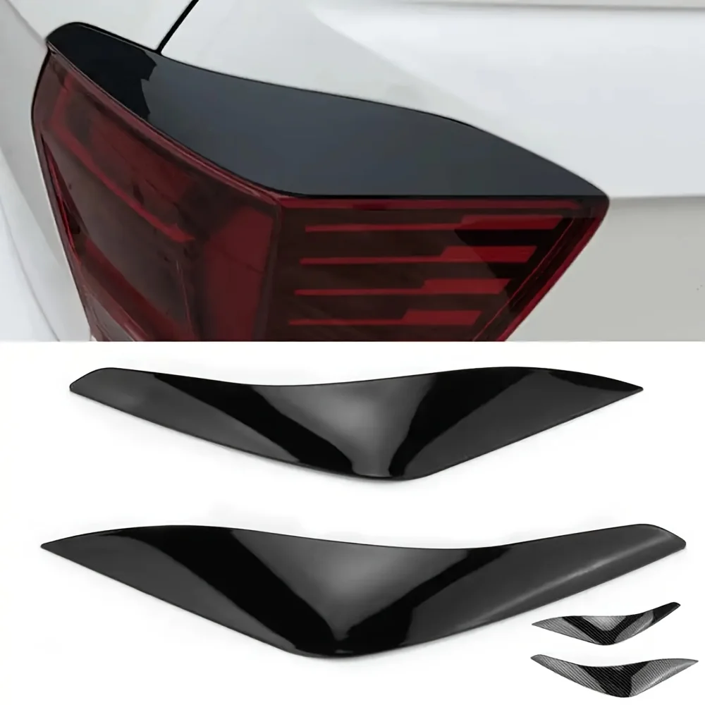 Rear Tail Light Lamp Eyelid Trim Cover For VW Polo MK6 AW 2018-2021 Car Brake Lamp Eyebrow Stickers view 4