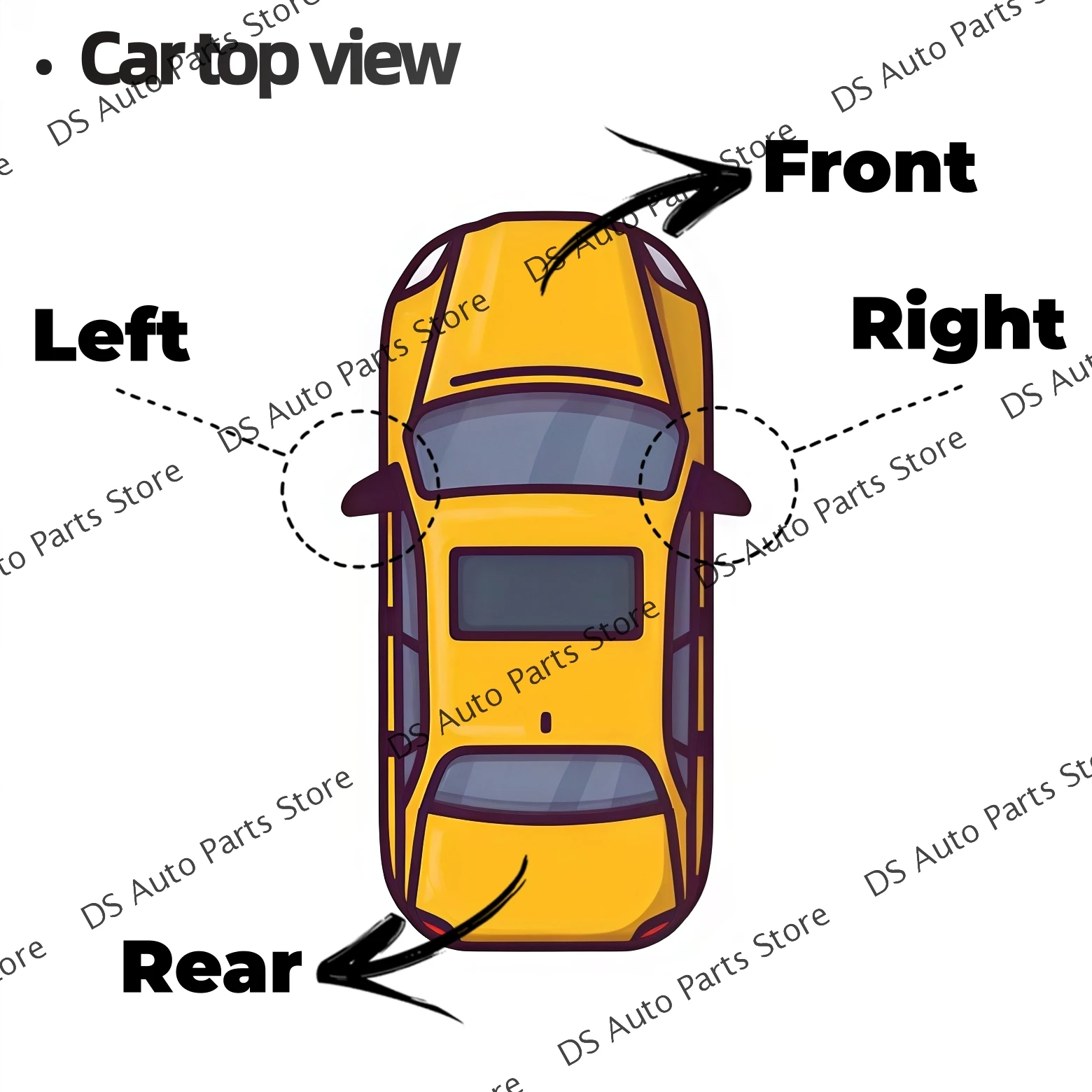 Per Toyota C-HR CHR 2018 2019 2020 Auto Baule Posteriore Interruttore Maniglia Posteriore Coda Paraurti Maniglie 1PC
