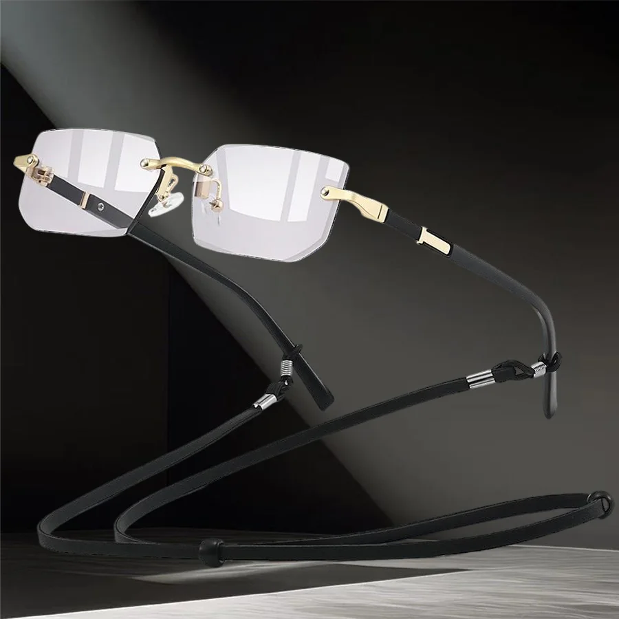 

Очки с градиентными линзами, модные высококачественные защитные очки в металлической оправе с цветными линзами-цепочками для женщин и мужчин