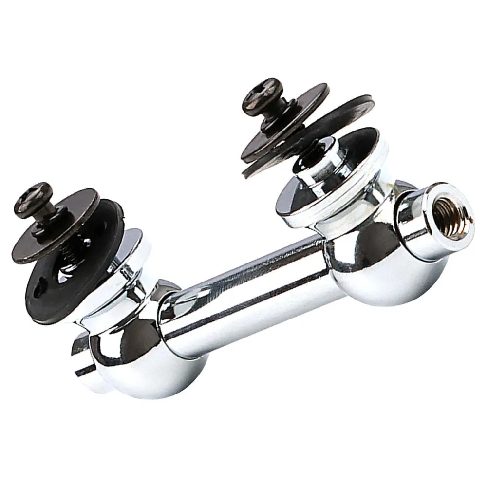 

1 set 1 Set Silver Two Side Lug Double-End Alloy Connector For Snare Bass Drum Mounting Durable Drum Parts Accessories