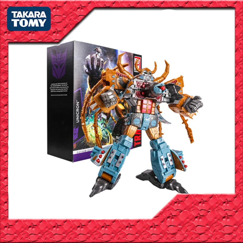 In Stock Original TAKARA TOMY Transformers IDW Unicron PVC Anime Figure Action Figures Model Toys