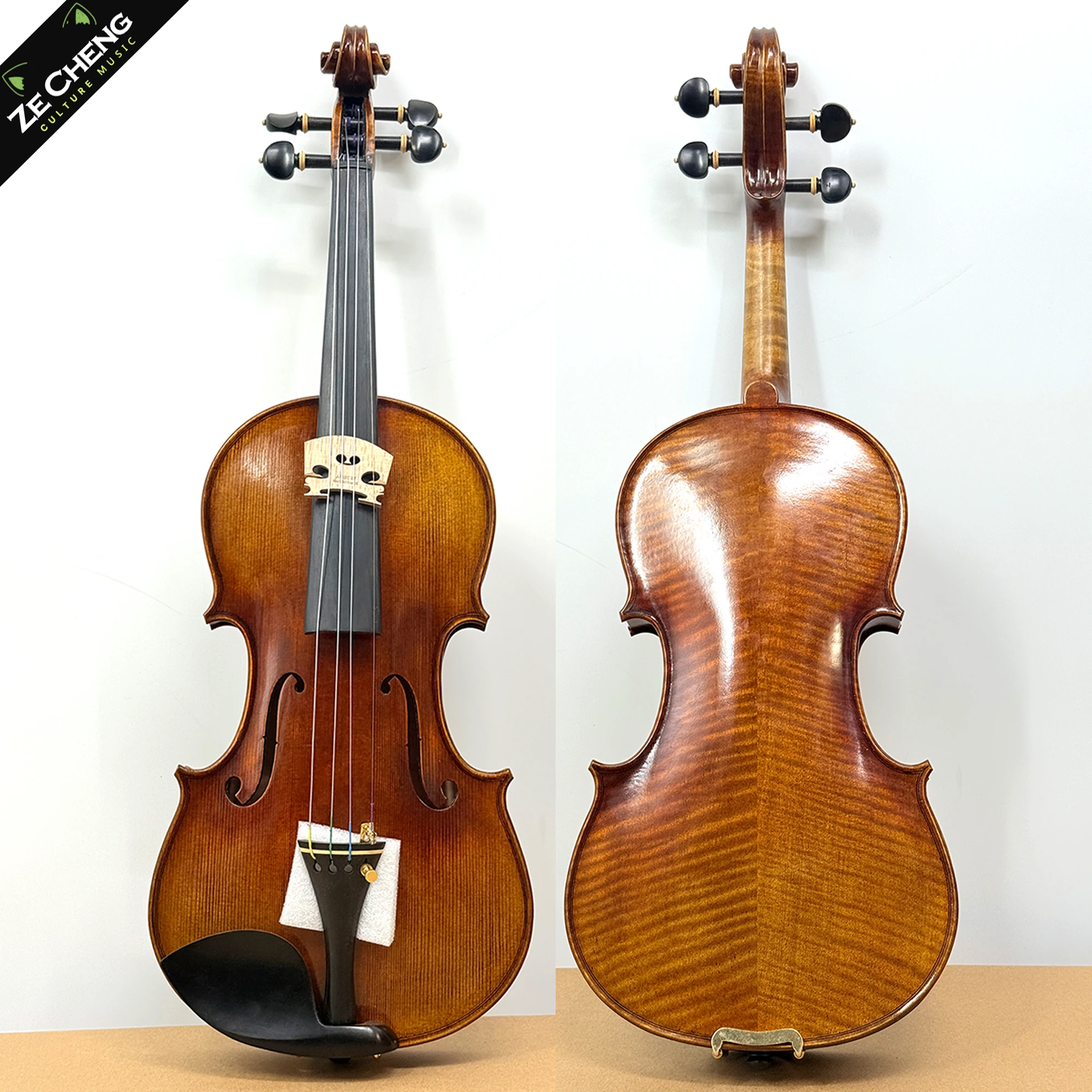 

Высококачественная скрипка ручной работы профессионального класса, размер 4/4, с еловым верхом, кленовой задней частью с узором, фурнитурой из черного дерева, размеры 4/4, 3/4, 1/2, 1/4, в комплекте с жестким футляром, наплечником, смычком, струнами, глуш