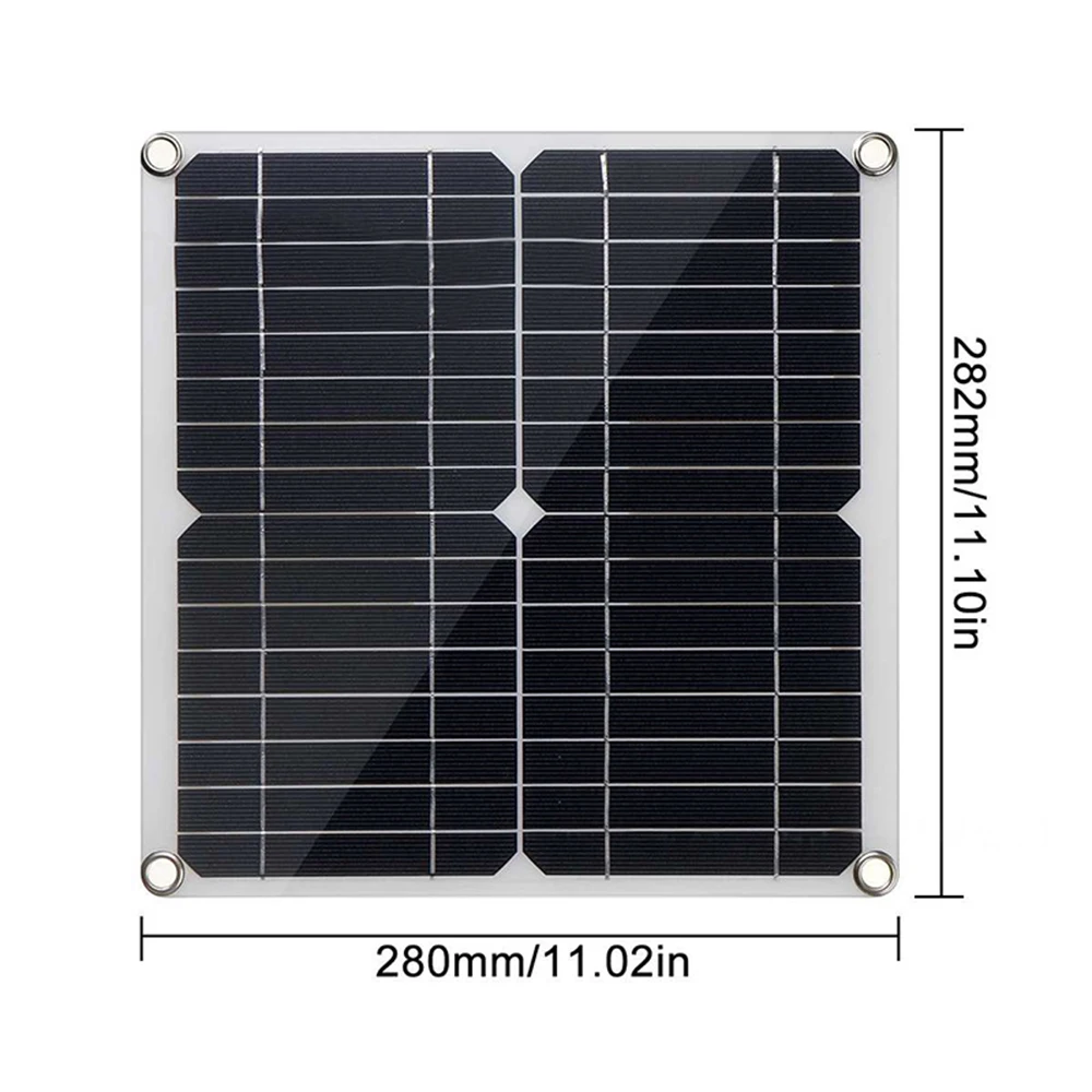 20W 12V zestaw paneli słonecznych Panel słoneczny monokrystaliczny PWM kontroler ładowania wysokowydajny dla łodzi RV System Off-G-rid