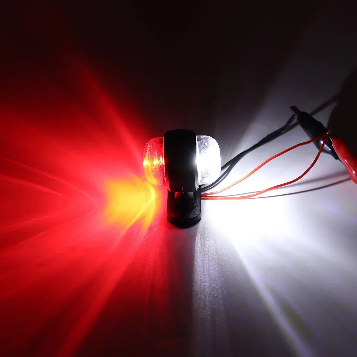 

Lorry Caravans Bus 4PCS 12V 24V Universal Truck Trailer Tail Light Side Marker Indicators Light Lamp Edge Lights Signal Lights