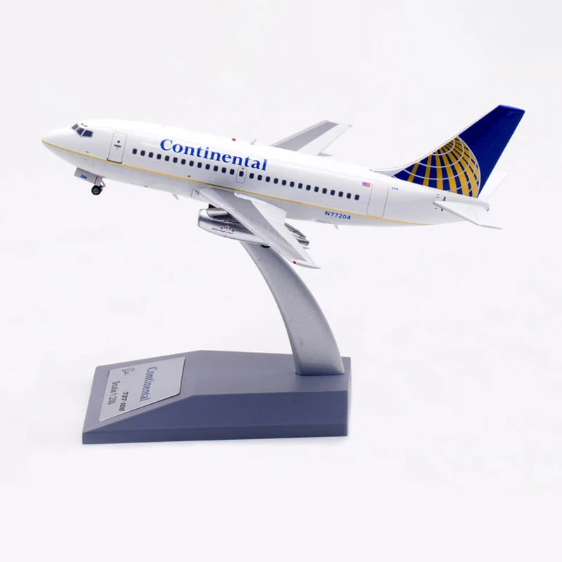 Inflight Diecast 1:200 مقياس الخطوط الجوية القارية B737-100 N77204 محاكاة الطائرات سبيكة الانتهاء من تذكارية لعبة تذكارية هدية
