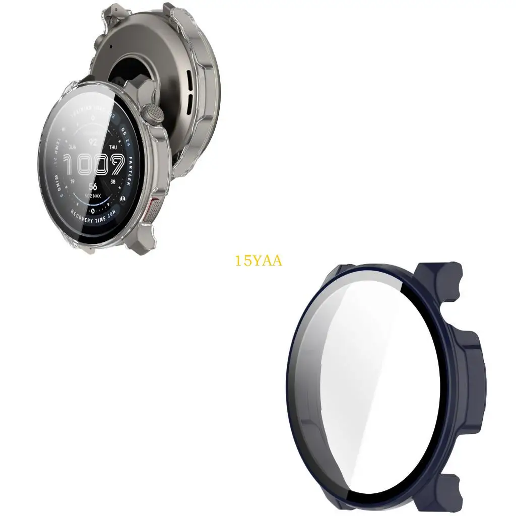 

15YA Wwatch Counter Case Protector с пленкой для защиты экрана для баланса 2 Смотрите обложку Shell & Film Scrameproper