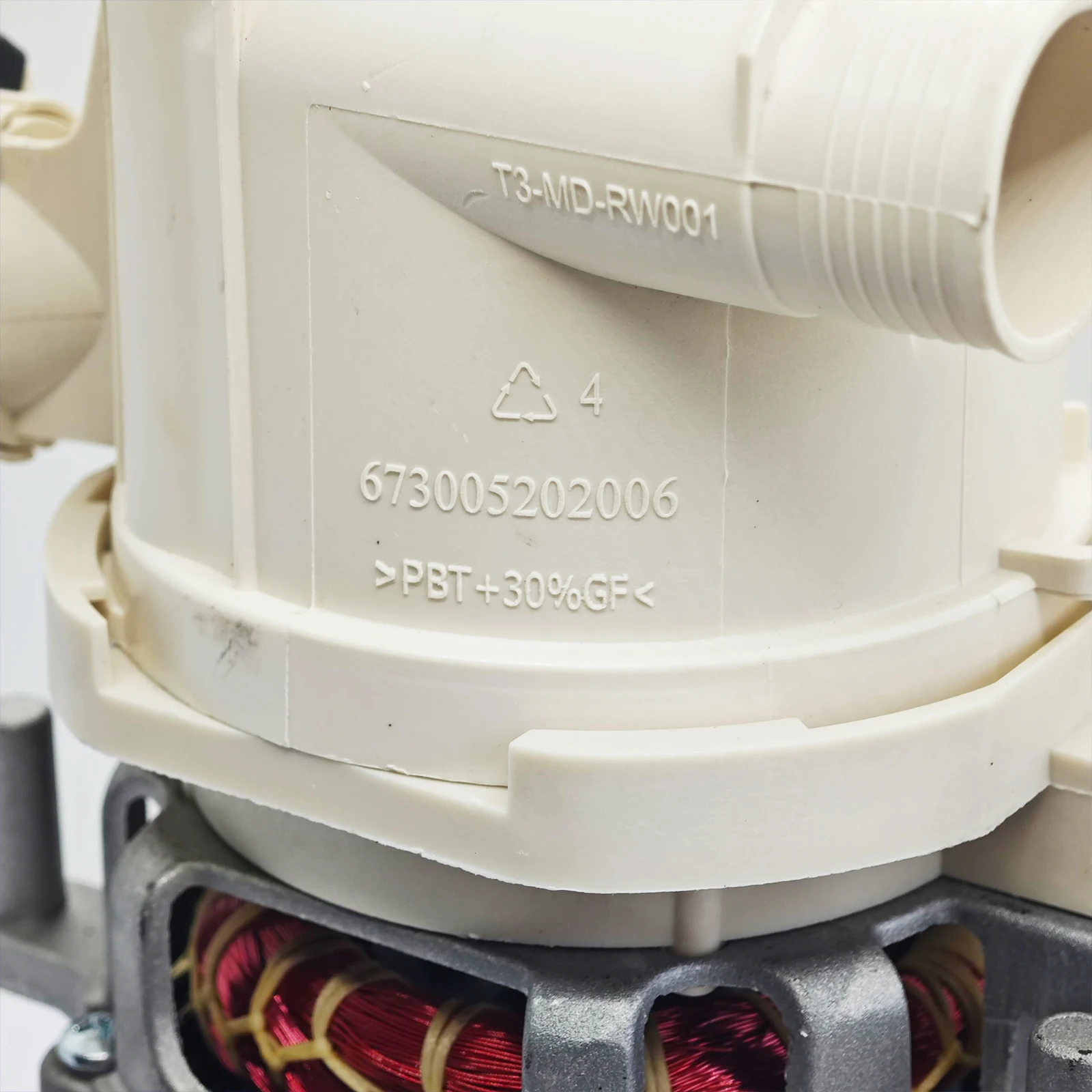 حقيقي جديد ميديا YXW30-2A(L) الألومنيوم لفائف 220-240 فولت 50/60 هرتز 60 واط 0.25A مضخة توزيع غسالة الصحون لميديا هانسا كايزر