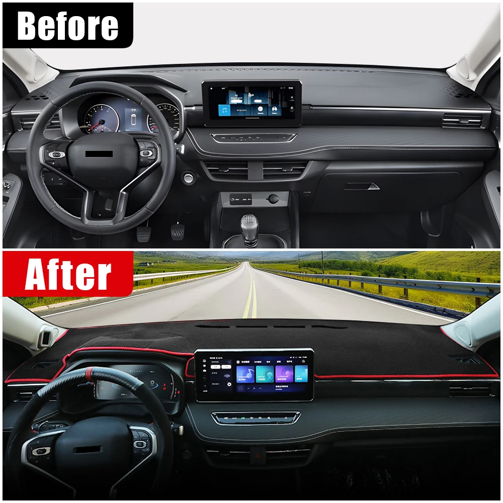 For Haval Jolion 2021 2022 2023 2024 2025 Car Dashboard Cover Sun Shade Mat Anti-Glare Non-Slip Pad Protection Accessories