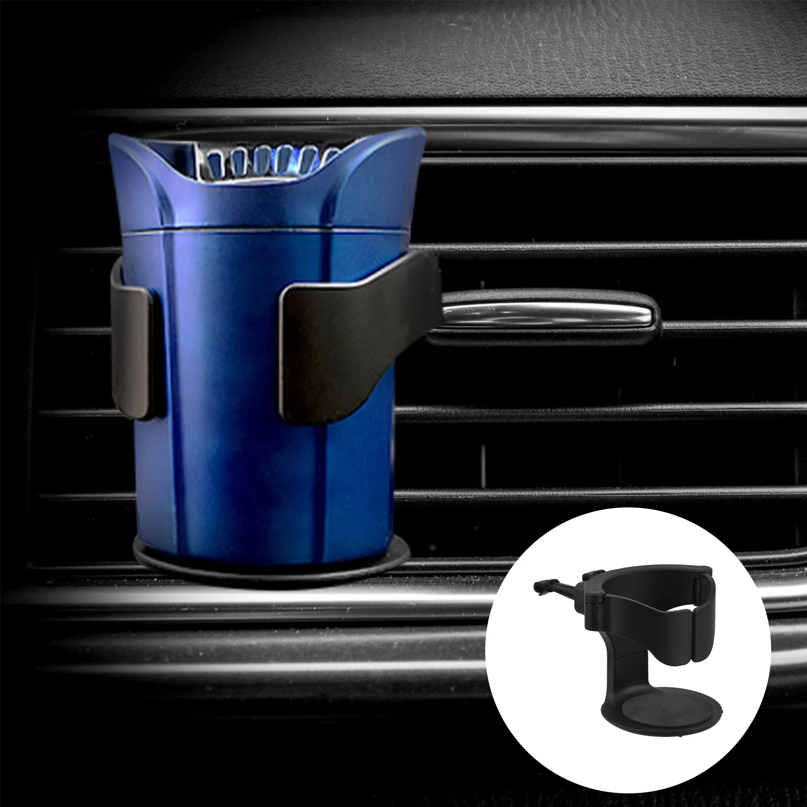 

Car Air Vent Cup Holder Universal Multifunctional for Drinking Bottle Coffee Cup Pen Holder Stable Secure Long-Lasting Material