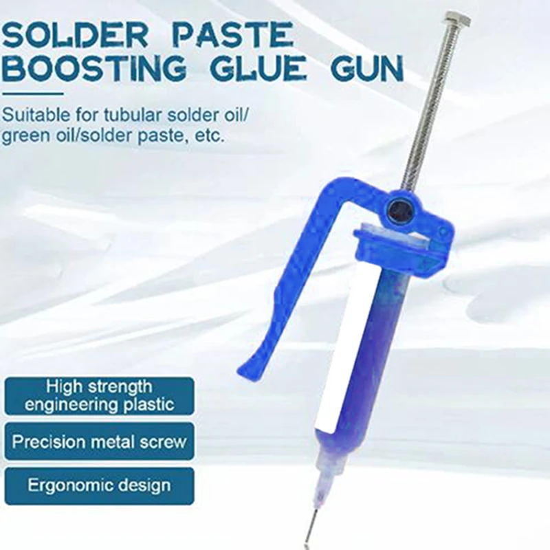 Suitable For Syringe Welding Oil Solder Paste  Oil Glue Rosin Flux Barrel Extruder Manual Labor-Saving Glue Gun