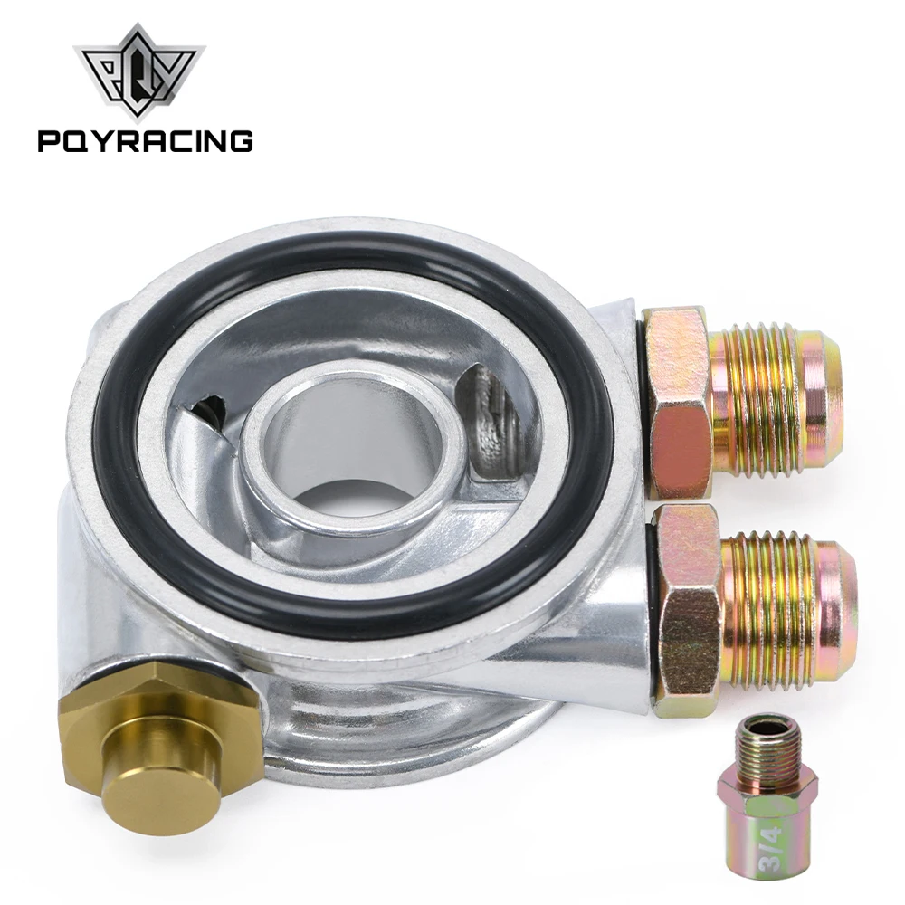 PQY - Oil Cooler Filter Sandwich Plate + Thermostat Adaptor 3/4