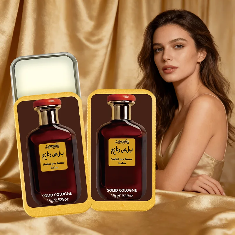 Lemonfay Arabischer Stil Festes Parfüm-Balsam 15g, Tragbarer Langanhaltender Maskuliner Duft, Sanfter Herrenduft für den Täglichen Gebrauch – Detail 2