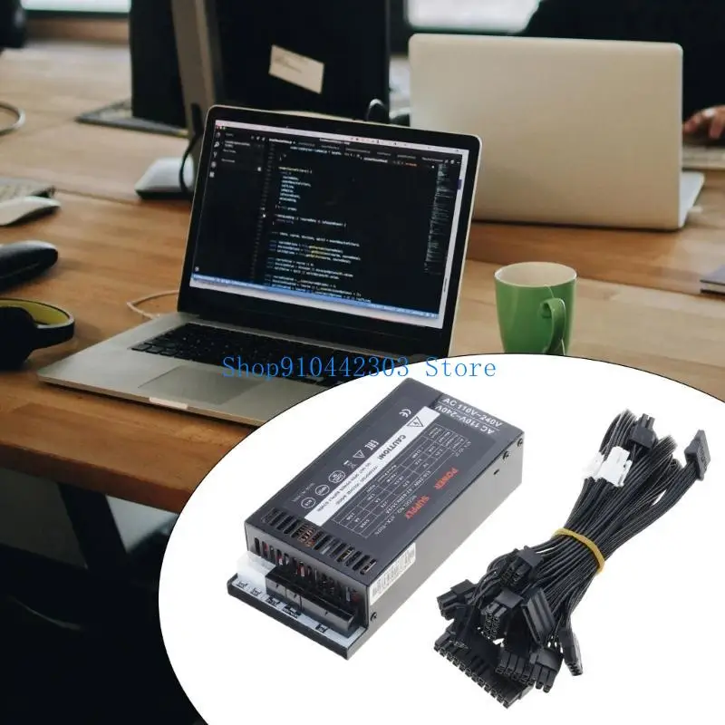 Flexs ATXs PSUs 600W Full Modulars High Power Supply 110-264V for Gaming PC, Quiet Fan, Multiple Connectors Support