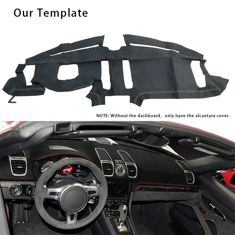 Custom Alcantara Car Dashboard Cover for Porsche BOXSTER 2013-2015 Mat Shade Cushion Pad Carpet Interior Accessories Car-styling