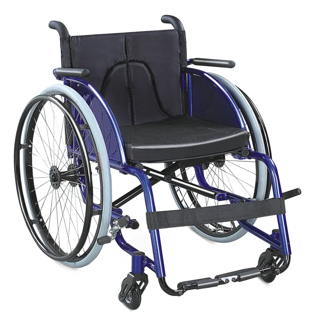 

Aluminum Sport Wheelchair Light Weight With Quick Released Rear Wheels for Handicapped