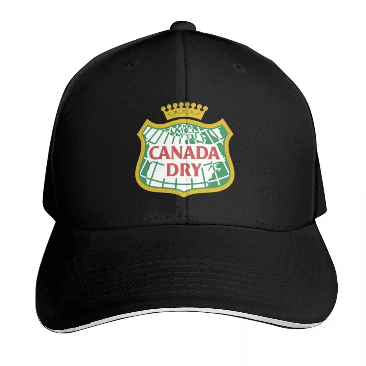 

Бейсбольная кепка Canada Dry Ginger Ale с козырьком, шляпа для гольфа, мужская шляпа, пляжная роскошная кепка, женские шляпы, мужские