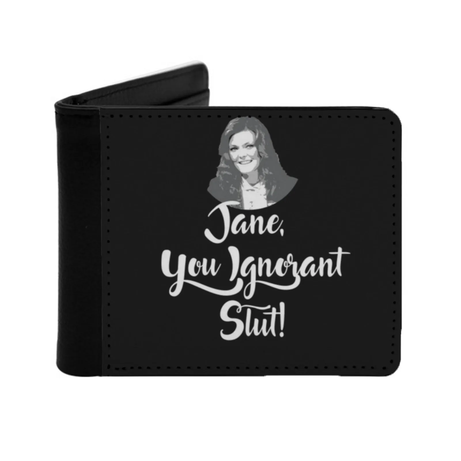 

Jane You Ignorant Men Wallets Card Man Wallet Short Purse Bi-Fold Personalized Purses Jane Curtain Jane Curtin Snl Ignorant