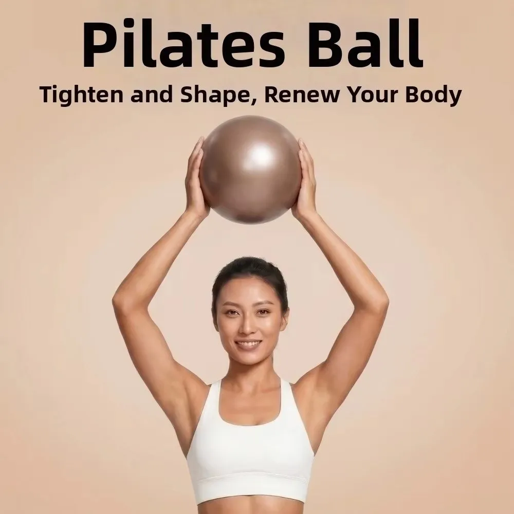 Sports Yoga Ball Need Inflated 22 Cm Soft Pilates Ball Thickened Slip Resistant Fitness Pilates Ball