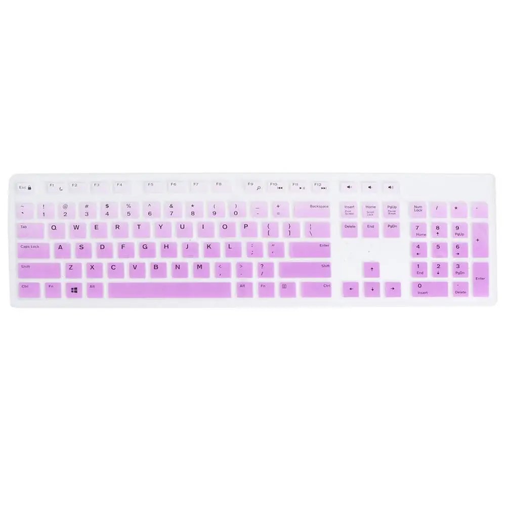 

Protector KB216 Purple Thin Silicone Cover Keyboard Protective Cover Waterproof Dustproof Laptop Keyboard Film