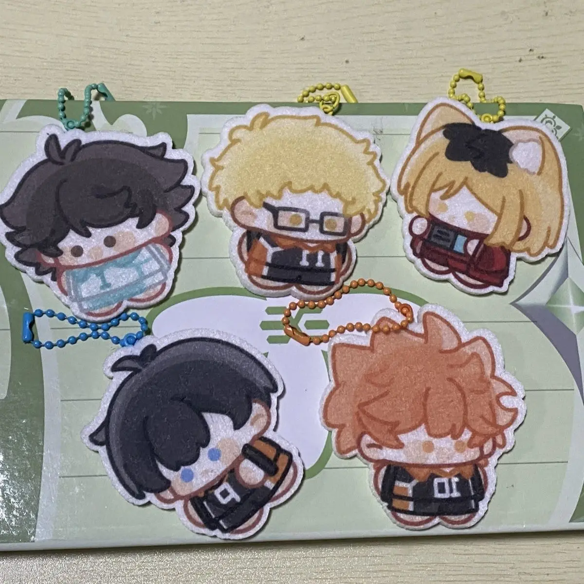 

Anime Haikyuu!! Shoyo Hinata Kozume Kenma Tobio Kageyama Kei Tsukishima Oikawa Tooru Cosplay Non-woven Fabric Pendant Mascot