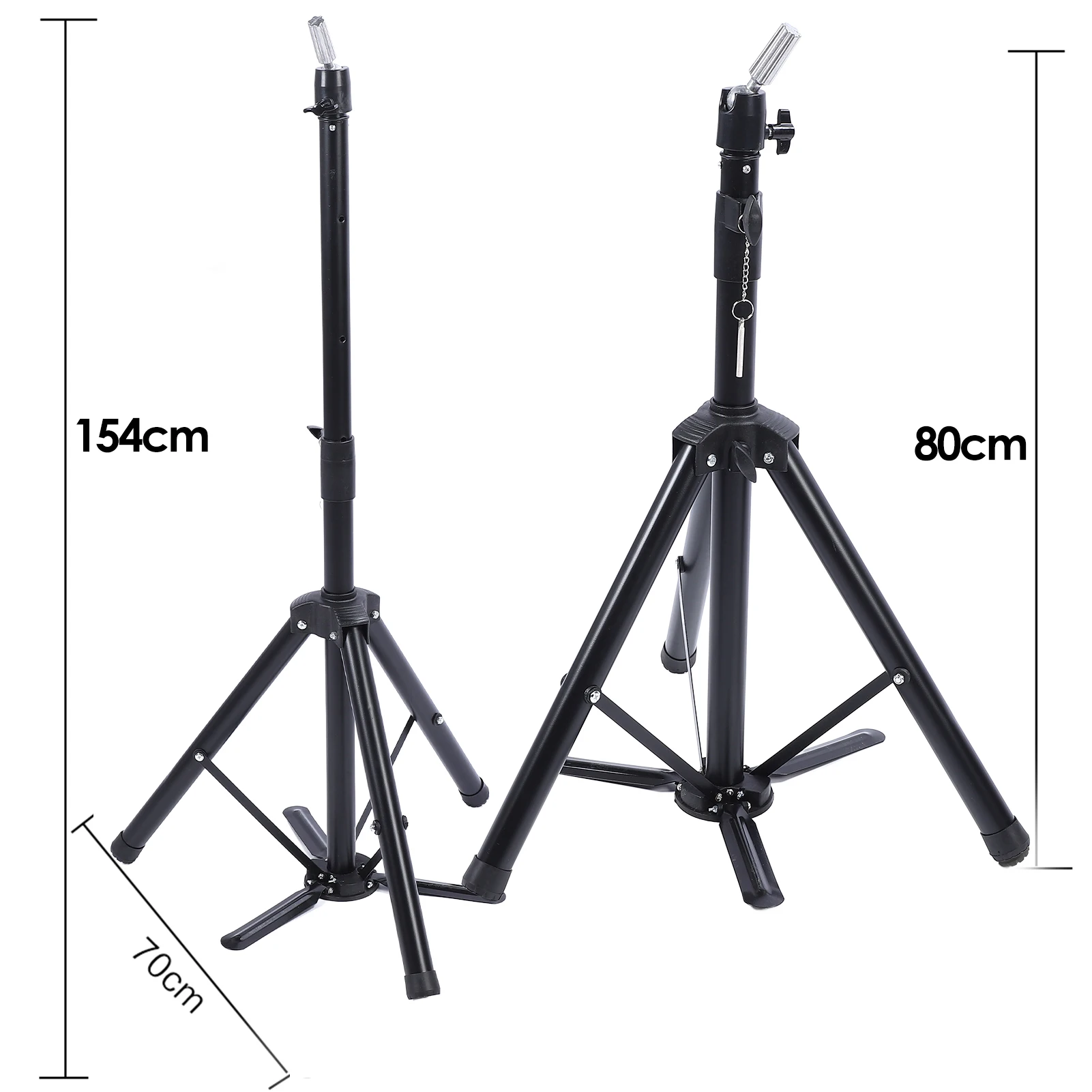 Adjustable Hairdressing Training Mannequin Manikin Head Tripod Stand Manikin Wig Doll Holder Training Head Model Head