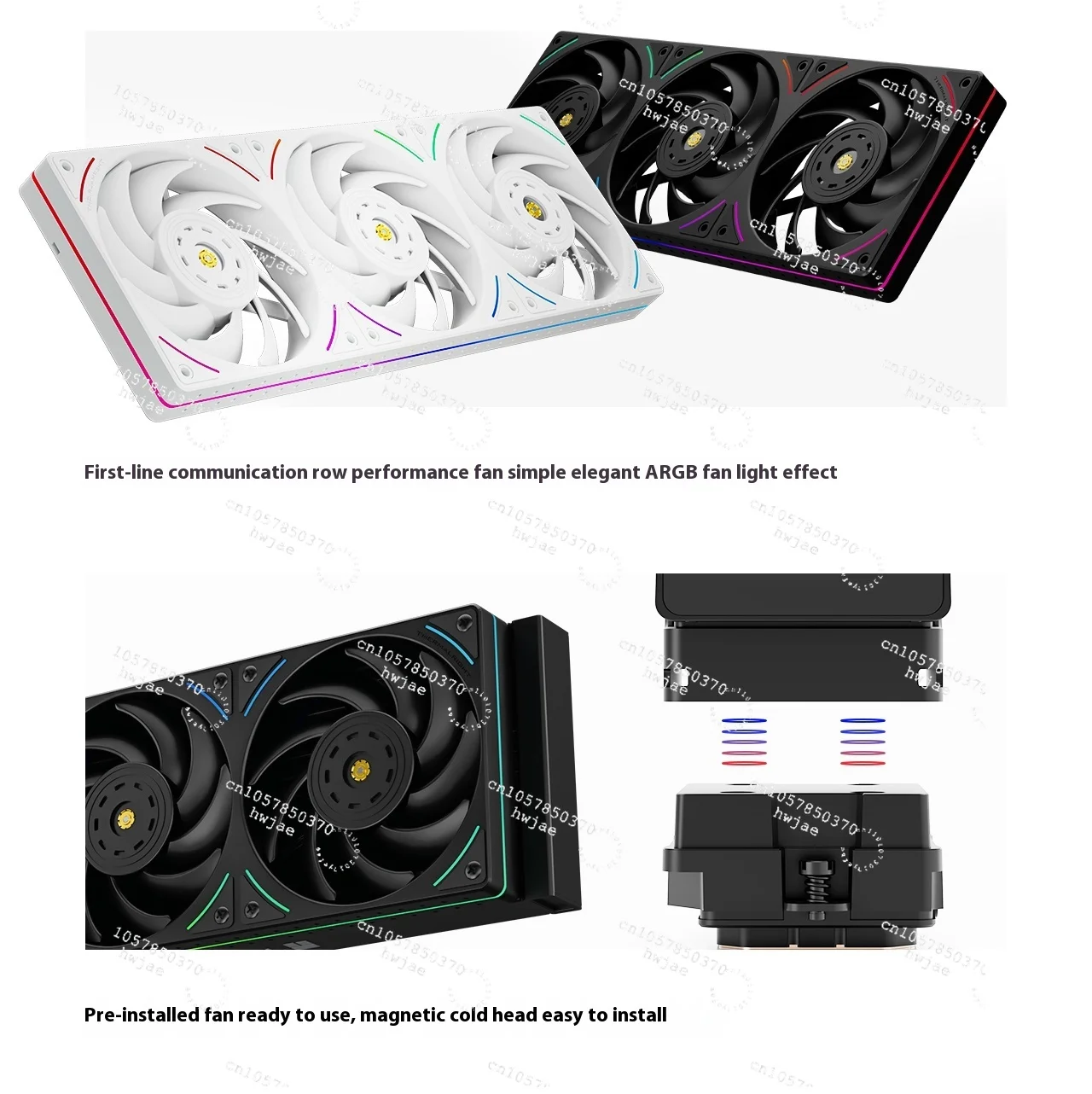 Thermalright WONDER VISION 360 UB ARGB BLACK Curved screen water-cooled radiator