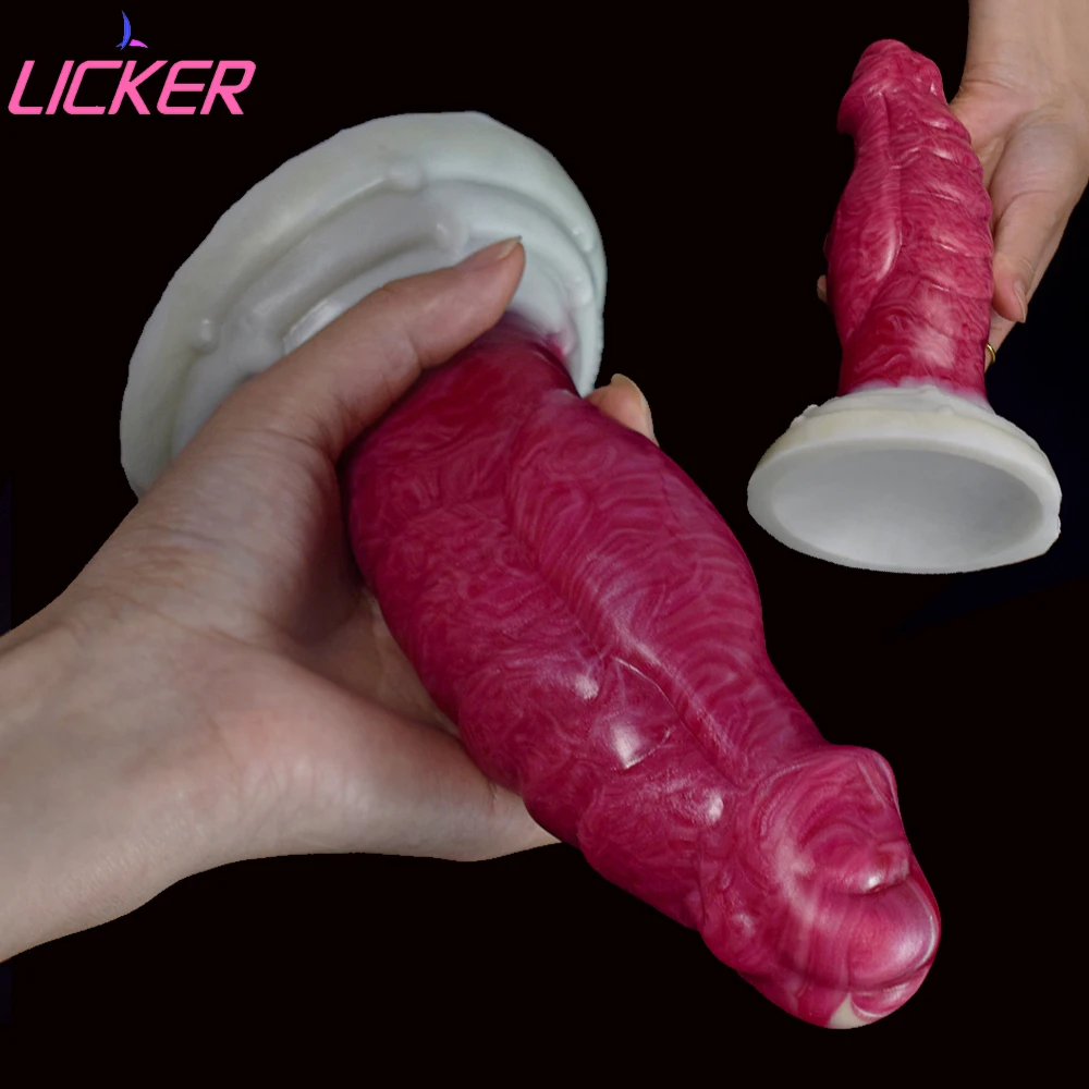 

LICKER Artificial Dildo Fantasy Anal Sex Toys Adult Game Penis Butt Plug For Female Masturbator Vaginal Stimulation Pleasure