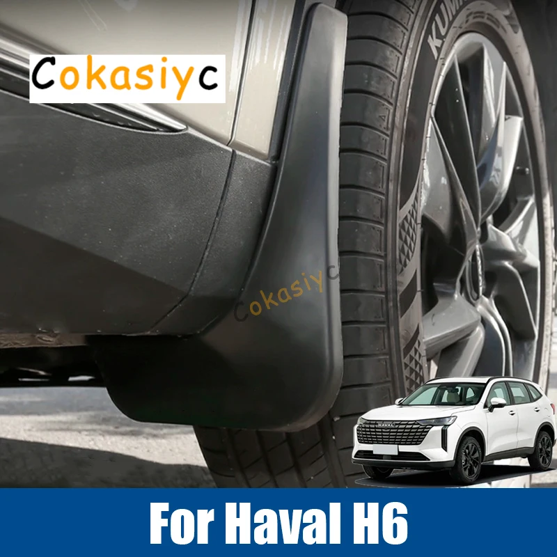 For GWM Haval H6 4th Gen 2025 2026 Car Mud Flaps Mudflap Front Rear Fender Anti-splash Mudguards Guard Splash Accessories