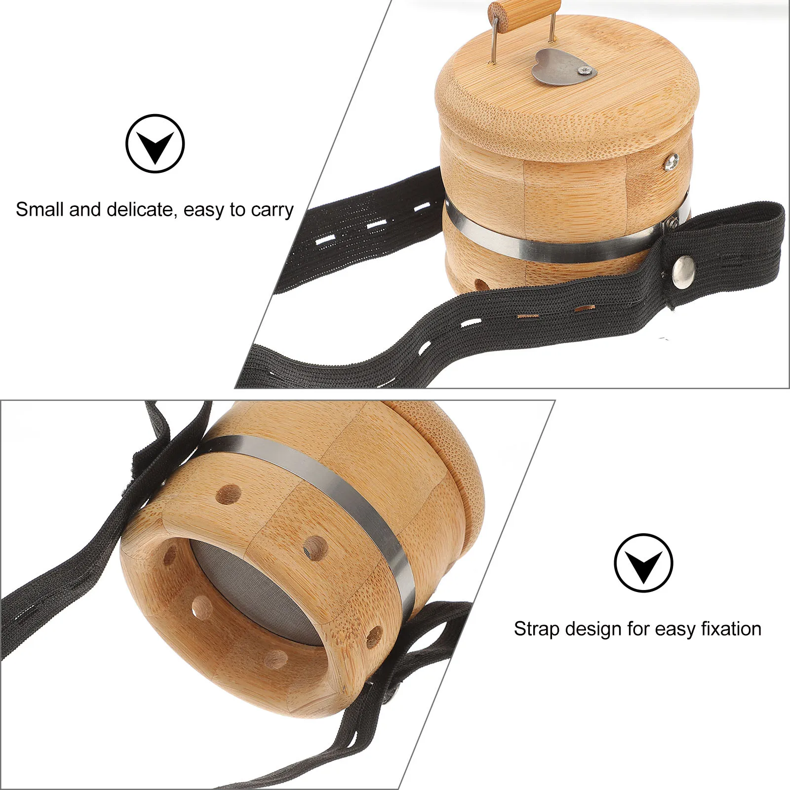 

Бамбуковая коробка для прижигания для облегчения боли, жесткости мышц, держатель конуса мокса, устройство для теплотерапии, многоразового использования для спины, плеч, талии