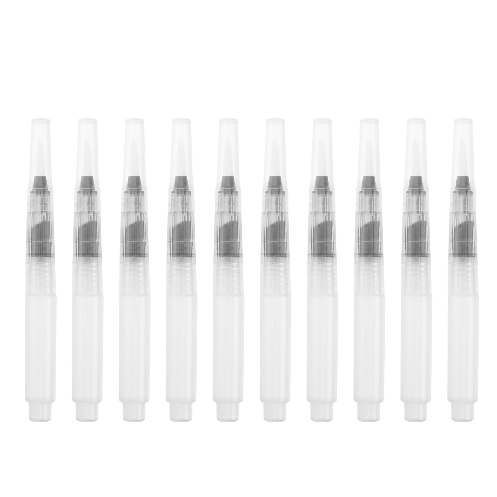 

10 Pcs Water Soluble Colored Pencils Travel Brush Watercolor Paint Brushes Pens Coloring Ink