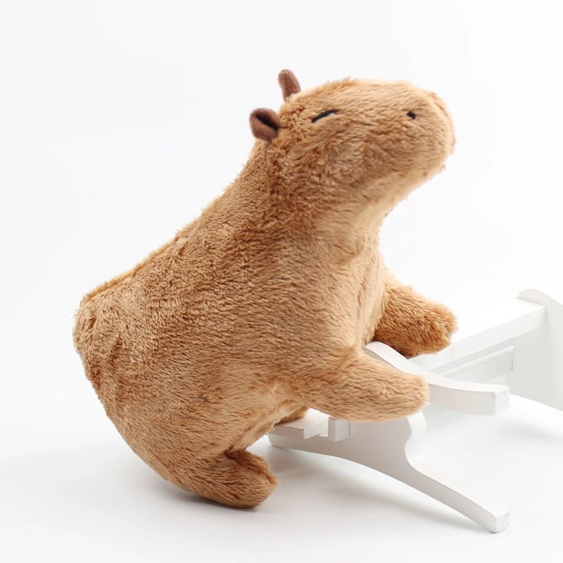18cm Capybara Plush Simulation Capibara Anime Fluffty Toy Stuffed Animals Plush Toys Soft Doll Children Birthday Christmas Gift