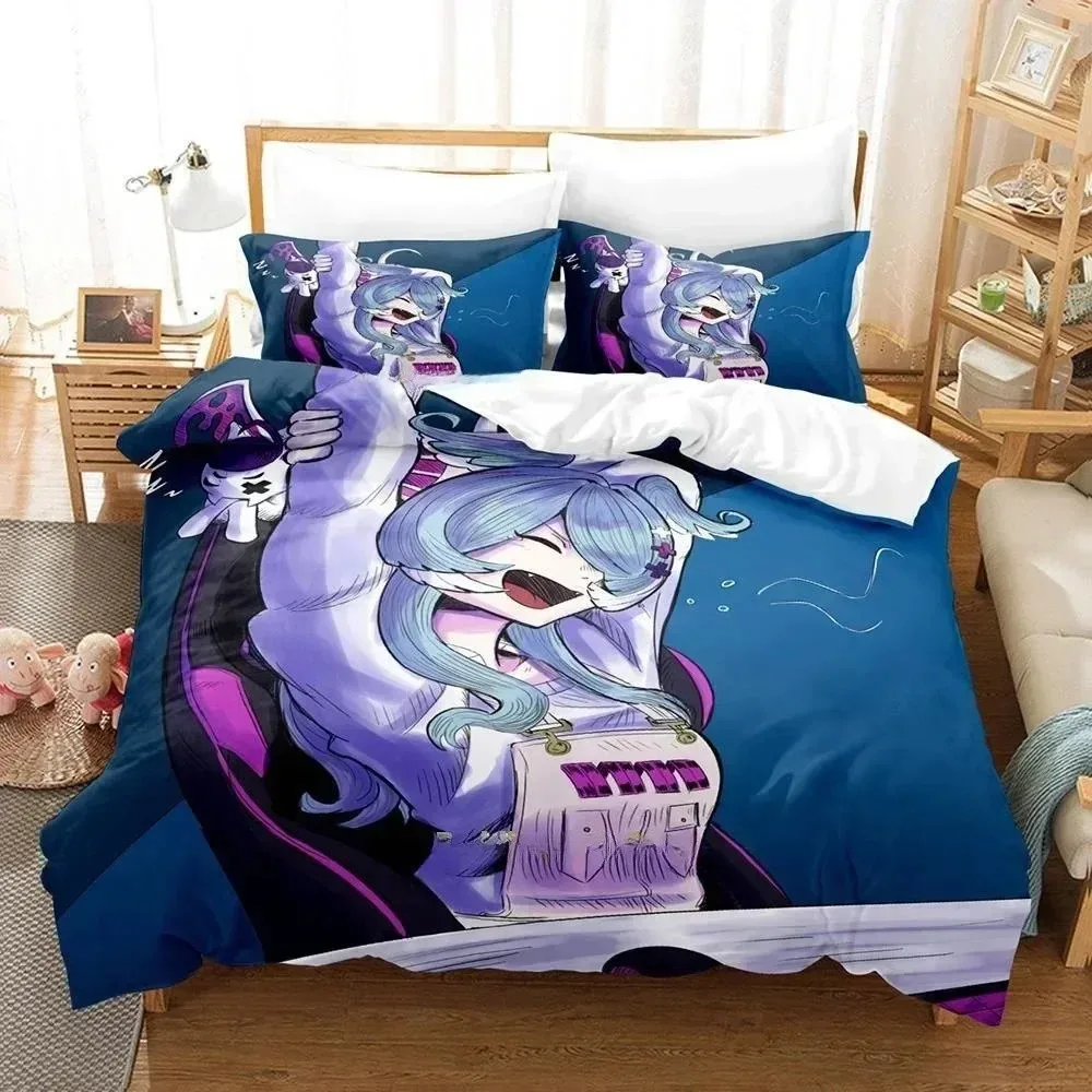 

3D Print Anime Kawaii Girl Elira Pendora Bedding Set Bedroom Soft Modern Bedspreads Comefortable Duvet Cover Quilt Pillowcase