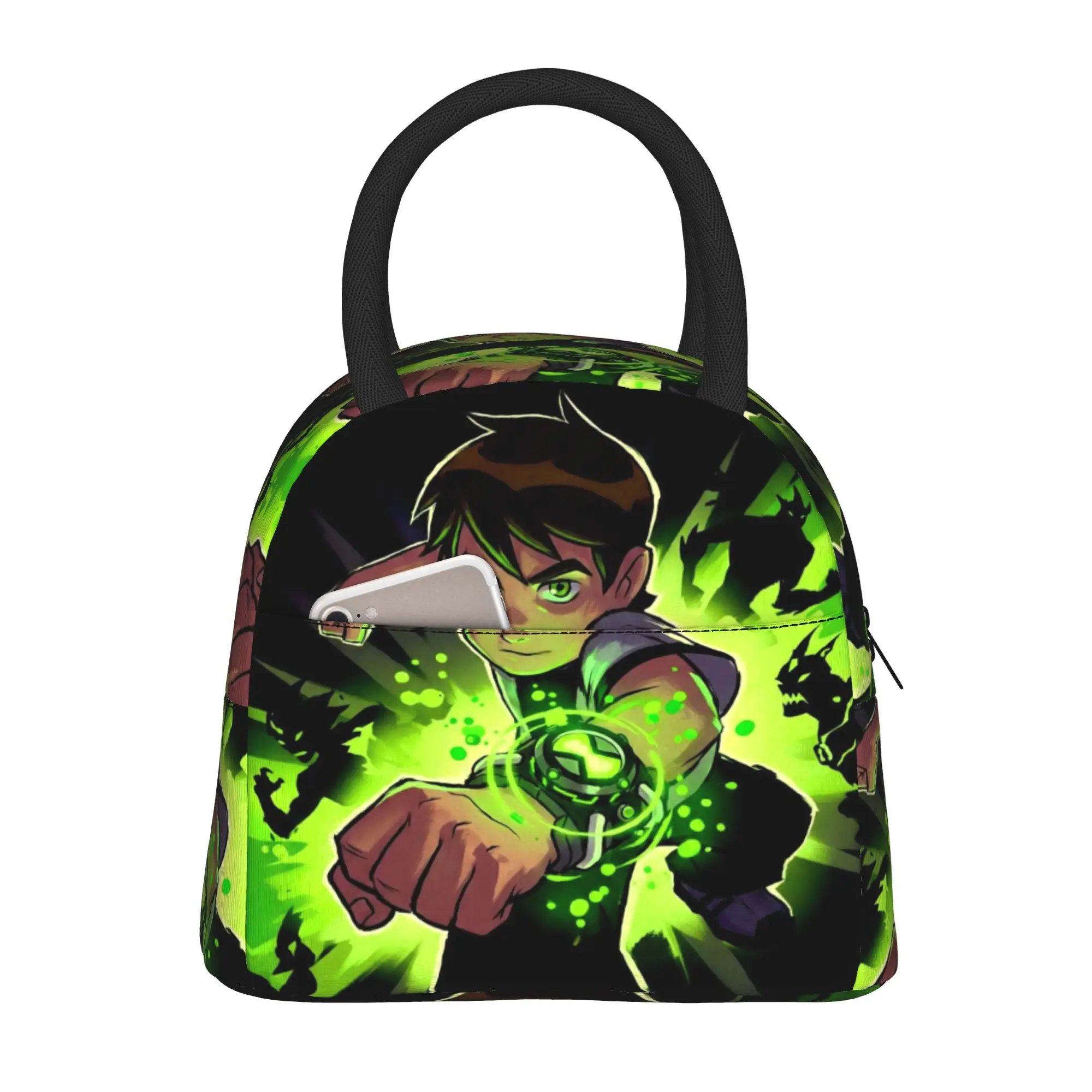 Back to school season  Snack Bag Ben Tennyson Omnitrix Hero Art Washable High Street Personalised Snack Storage Lunch Bag