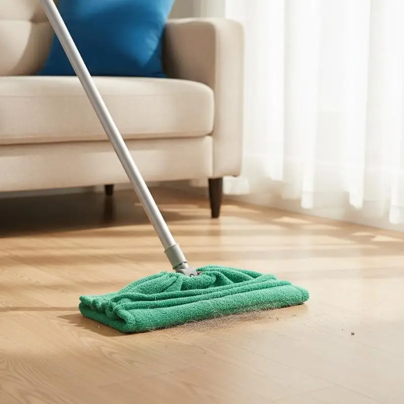 Reusable Dry Wet Dual Use Cleaning Towel Coral Fleece Water Absorbing Washable Floor Wipe for Home Pet Hair Removing Cleaning