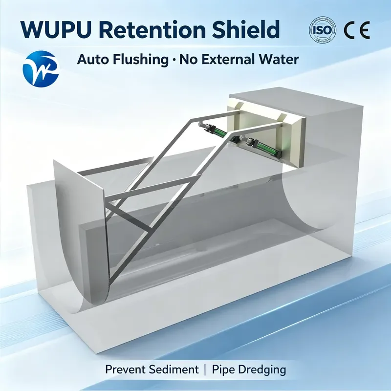 Innovative Automatic Self Cleaning Stainless Steel 304 Gate Shield Motor Smart Water Management Storage Systems Flood