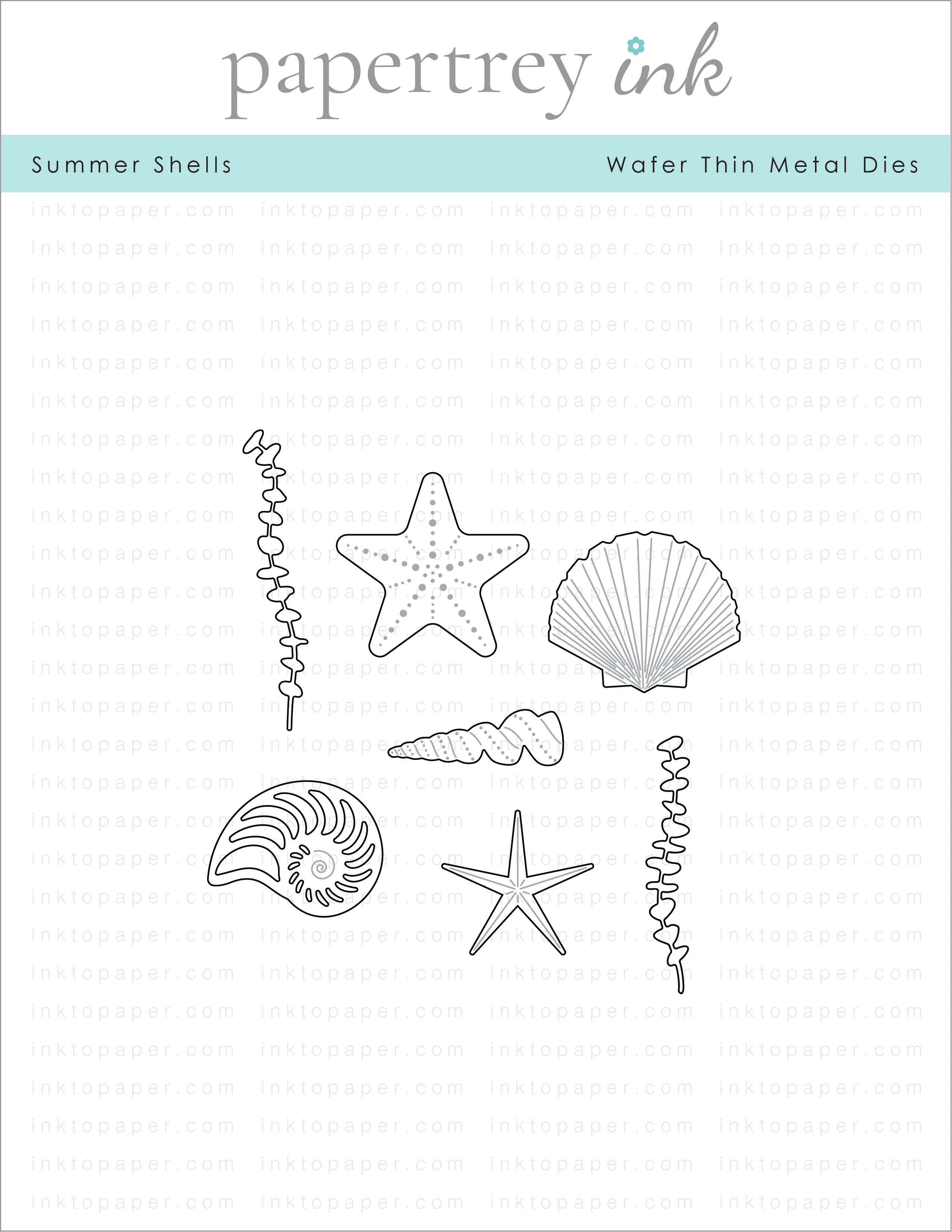 2023 AliliArts Metal Cutting Dies Starfish Shell Conch diy Scrapbooking Photo Album Decorative Embossing PaperCard Crafts Die