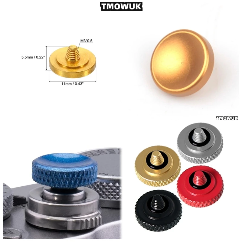 

For Canon F1 AE1 F-1 EOS M5 M50 M10 G7XM2 5D4 7D2 80D Durable Metal Shutter Release Button