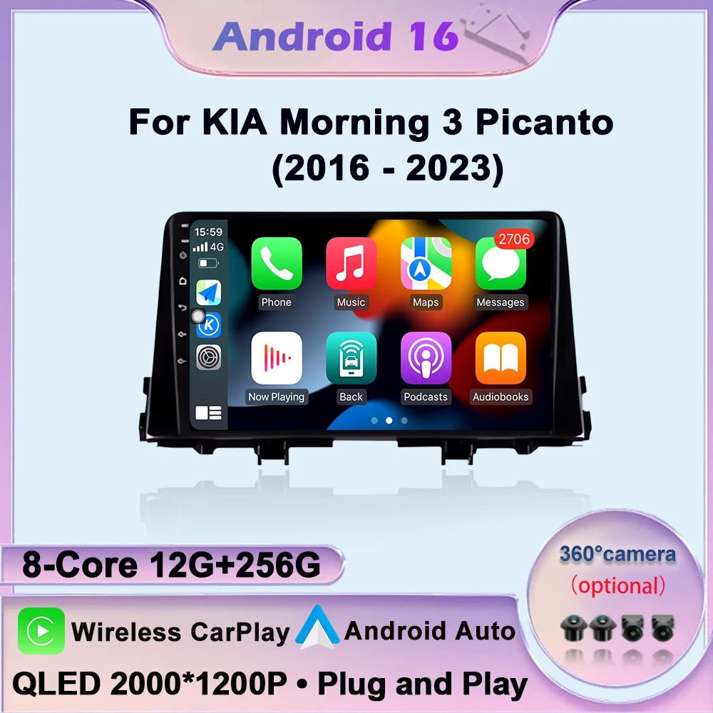 For KIA Morning 3 Picanto 2016-2023 9