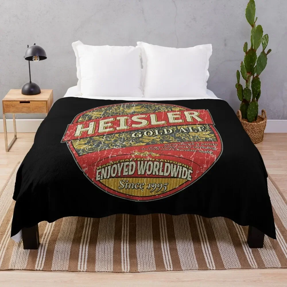 

Heisler-Gold-Ale-Beer-1995- Throw Blanket blankets ands Decorative Sofas christmas decoration Luxury Thicken Blankets