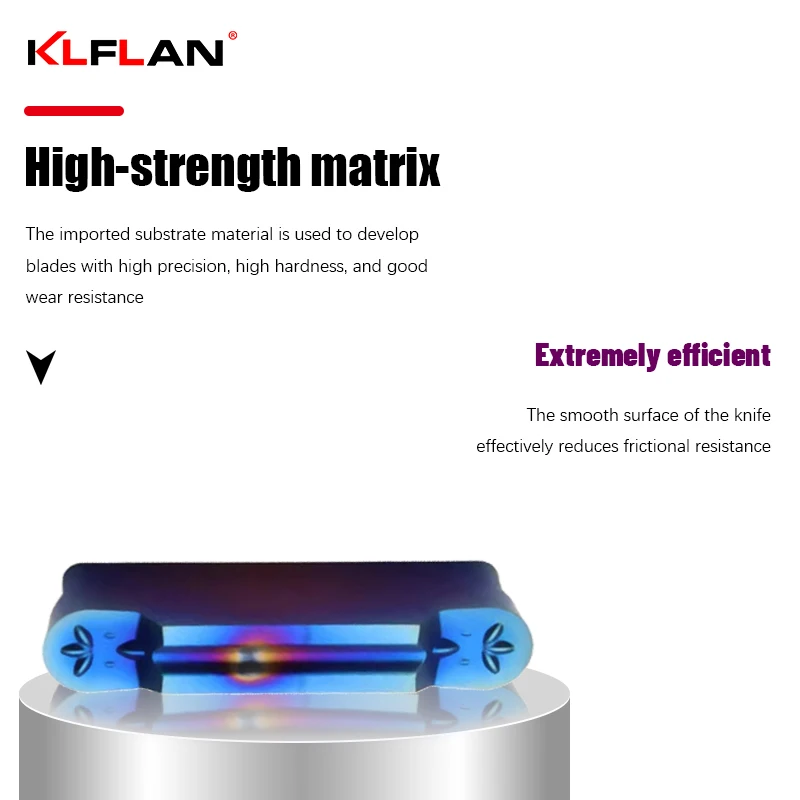 إدراجات خاصة من الفولاذ المقسى نانو أزرق GrooveCNC قطع وحز إدراجات MGMN MRMN MGGN إدراجات قوس مشطوفة عالية الصلابة #2