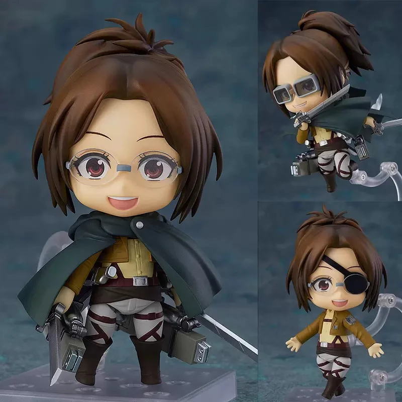 Attack On Titan Animation Comics Peripheral Toys Eren Jaeger Levi Mikasa Anime Action Movable Model Nendoroid Figures Collection