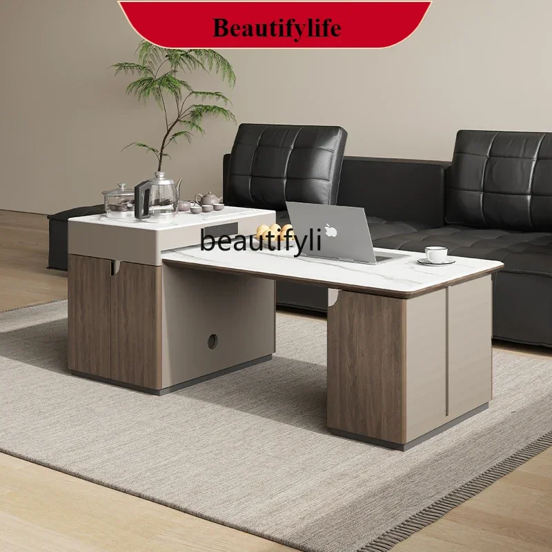 

Kung Fu Tea Table with Boiling Water Tea Integrated Height Combination Microlite Retractable Tea Table Multi-Function G1218
