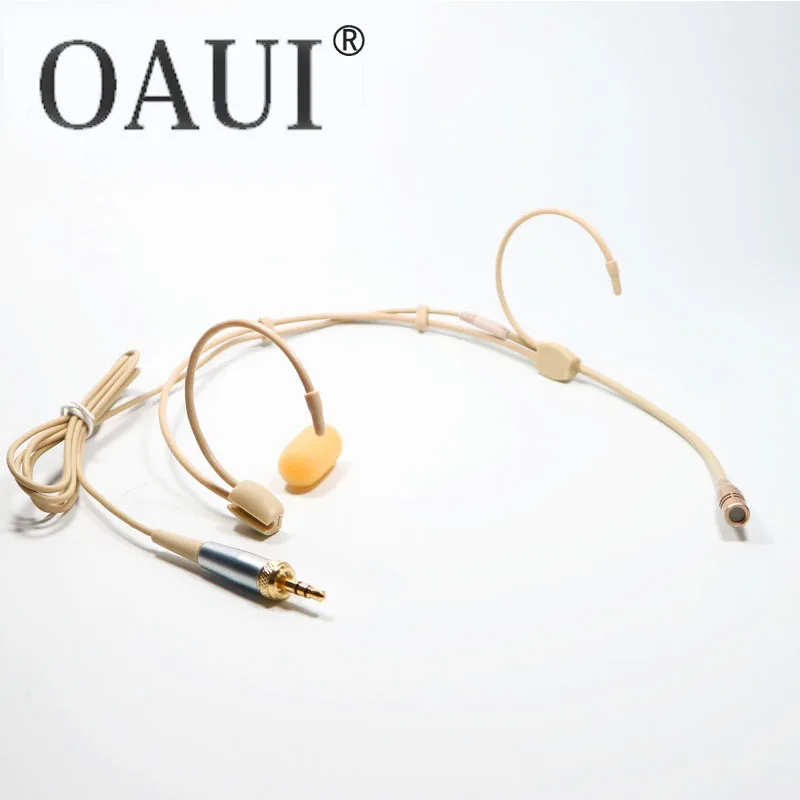 Microphone à condensateur hypercardioïde pour Sennheiser Shure, 5 pièces, casque d'écoute suspendu à l'oreille, système de Microphone sans fil