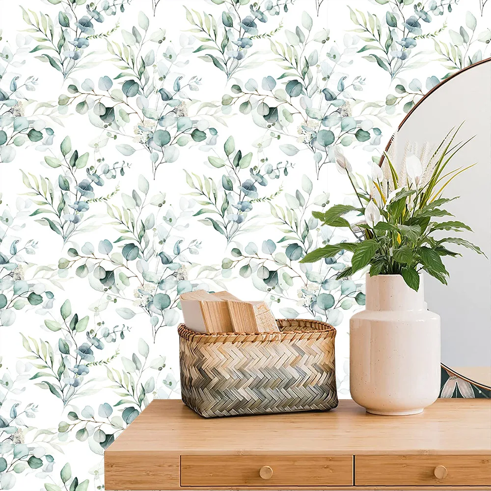 Frosted Self Adhesive Wallpaper Thickened Bedroom Wardrobe Furniture Cabinet Table Refurbishment Sticker Linen Texture